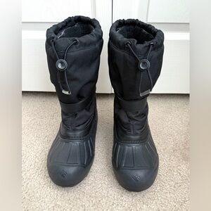 Columbia Kids “Powderbug” Snow Boots Black